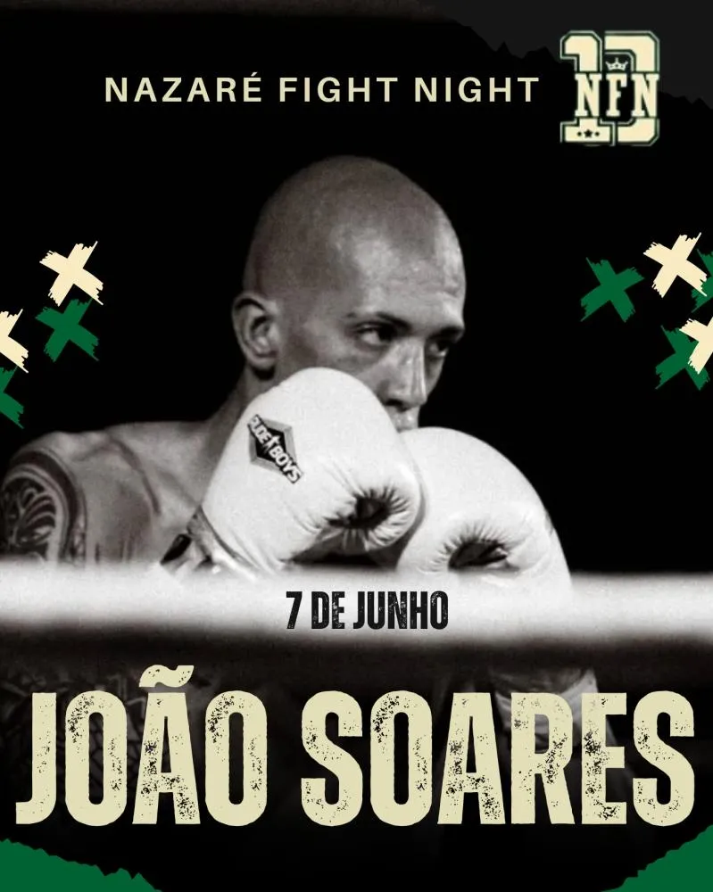 João Soares regressa ao ringue no Nazaré Fight Night 10 com ambição renovada