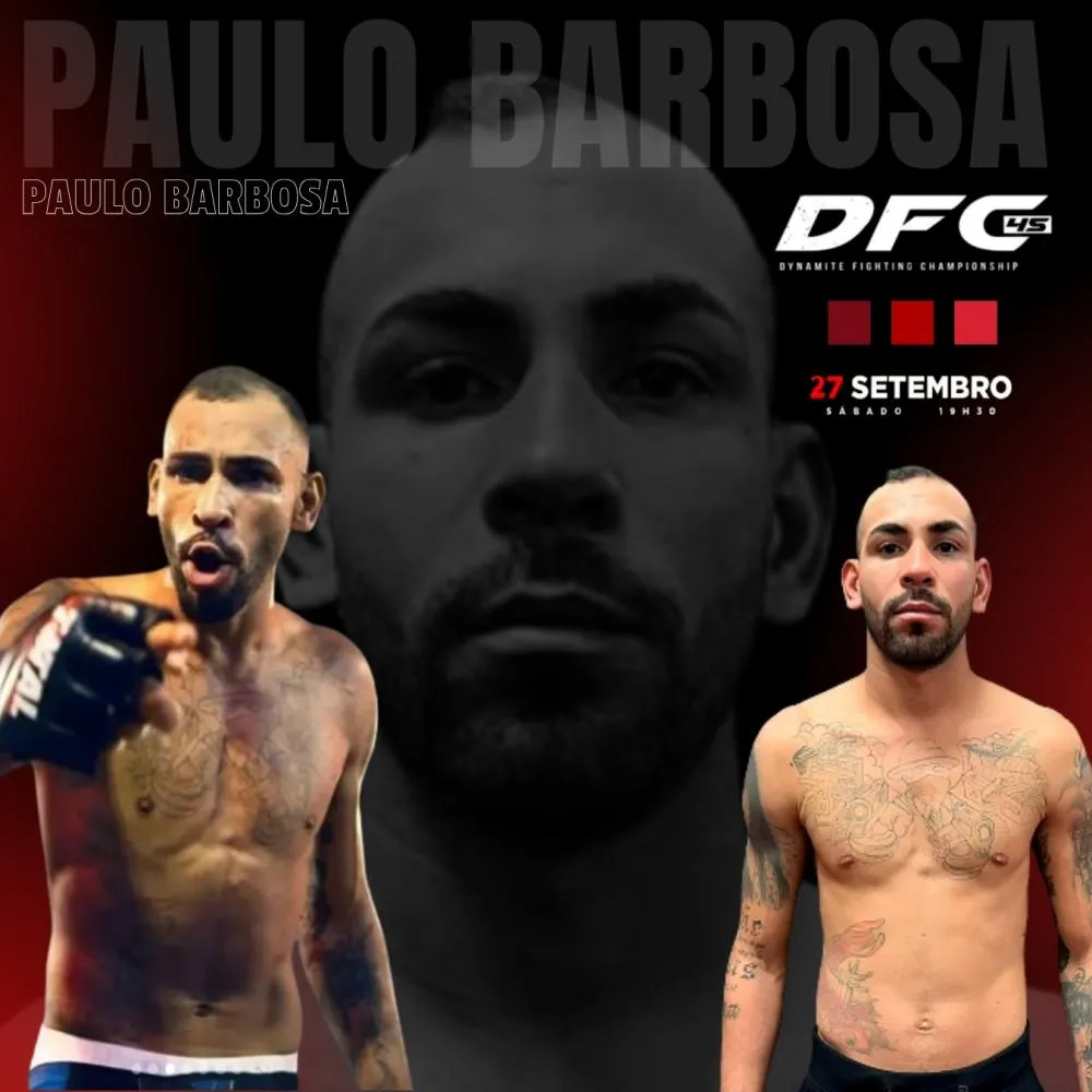 DFC 45: Paulo Barbosa confiante para o duelo contra Luis Carrega