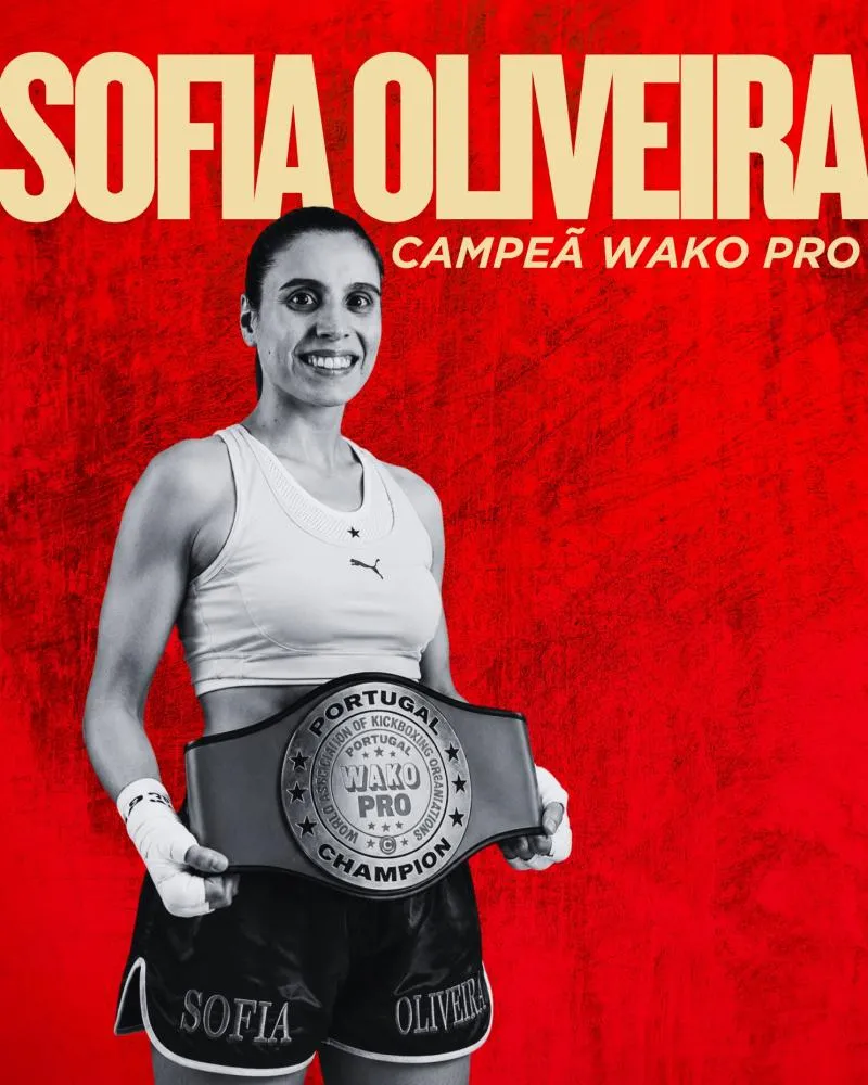 Sofia Oliveira conquista cinturão WAKO PRO e confirma crescimento do Kickboxing feminino português