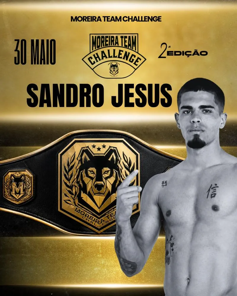 Sandro Jesus quer conquistar o cinturão no Moreira Team Challenge