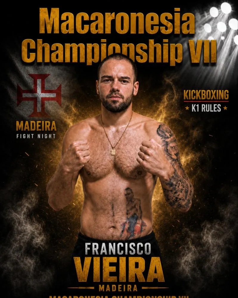Francisco Vieira pronto para subir ao ringue no Macaronesia Championship VII