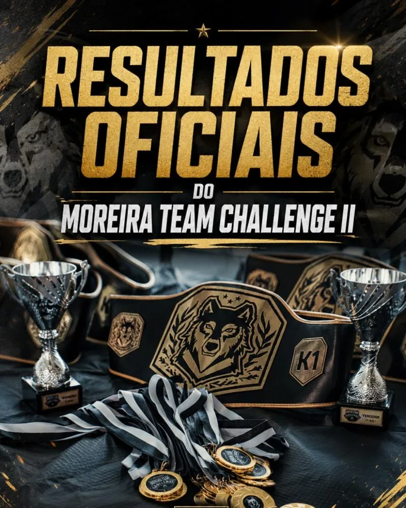 Resultados Oficiais | Moreira Team Challenge II volta a destacar o talento do kickboxing nacional