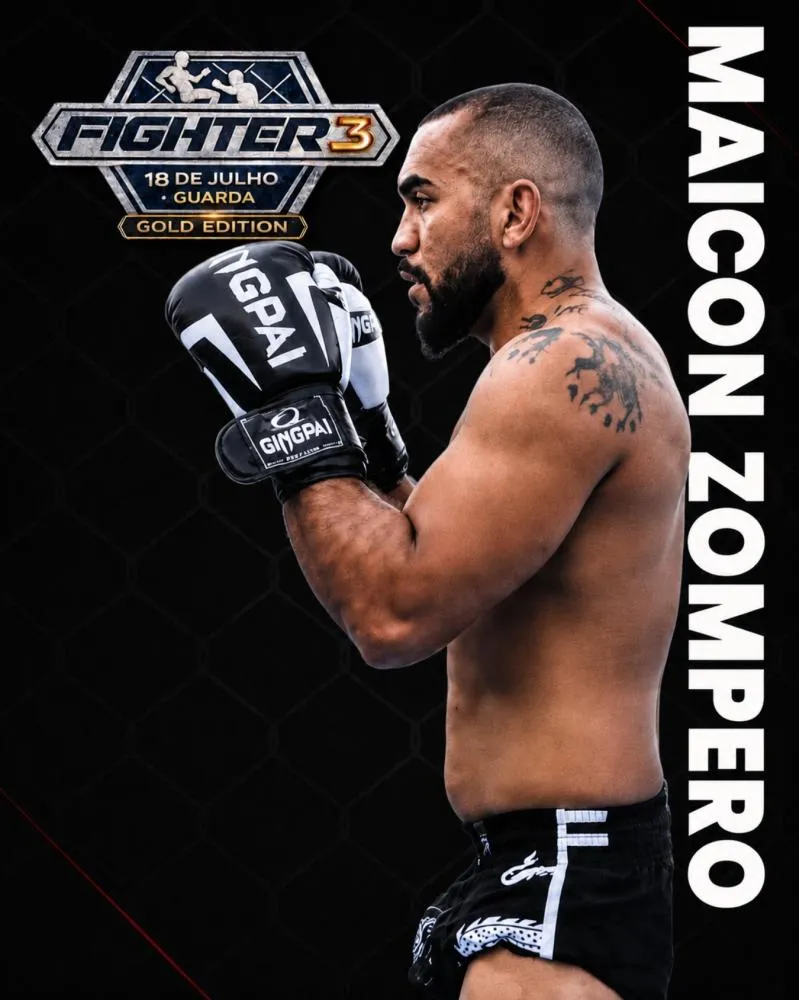 Maicon Zompero aponta à vitória na estreia em Portugal: “Vou a 110%, vai ser guerra do início ao fim”
