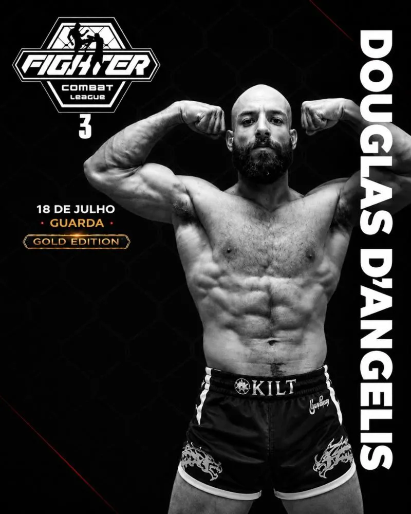Douglas D'Angelis quer brilhar no Fighter Combat League 3: “Estou preparado para qualquer situação do combate”