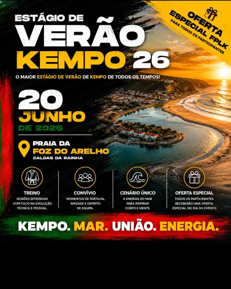 O maior Estágio de Verão de Kempo está de volta em 2026
