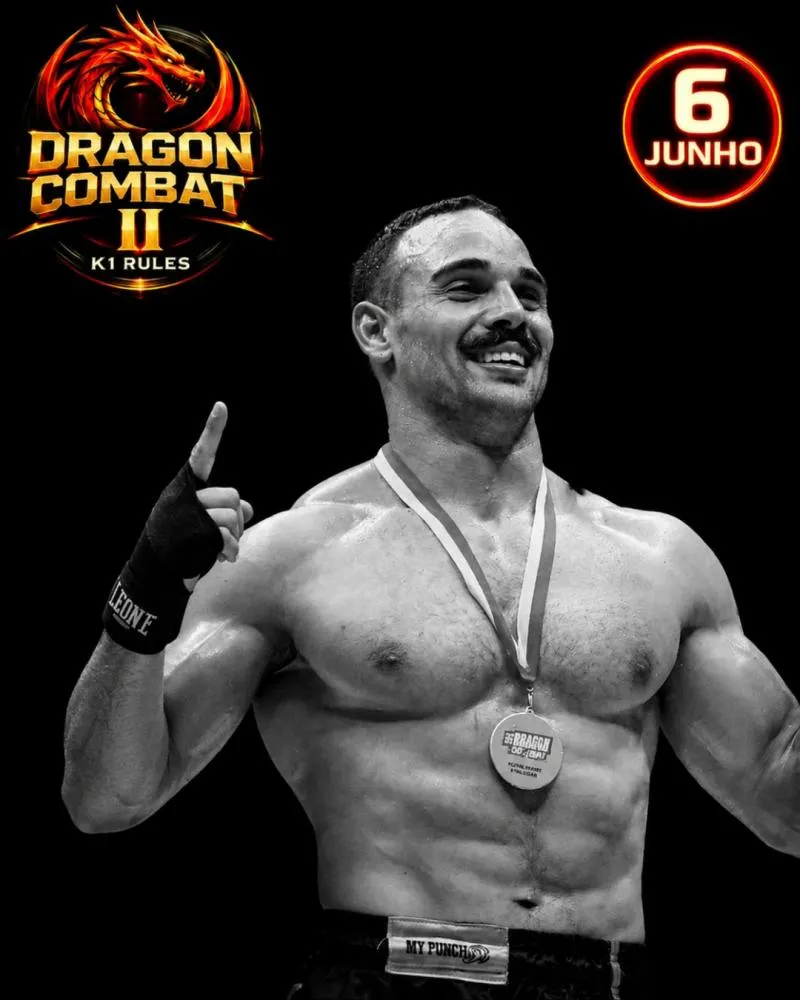 Luis Queiroz promete dar tudo no Dragon Combat 2: “Sinto-me preparado e focado”