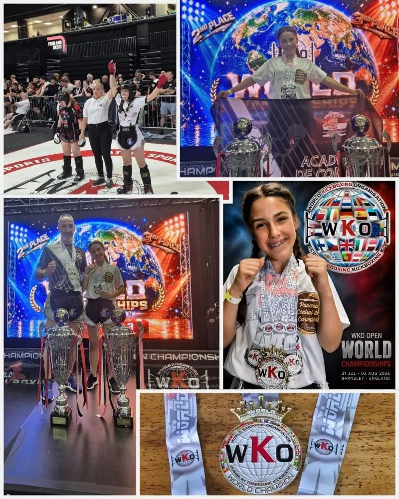 Mara Cardoso conquista duas medalhas de prata no Open World Championships da WKO