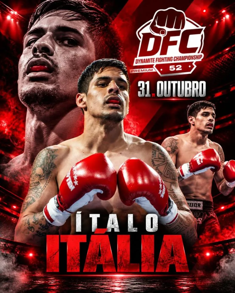 Ítalo Itália promete “uma grande guerra” frente a Diogo Alex no DFC 52