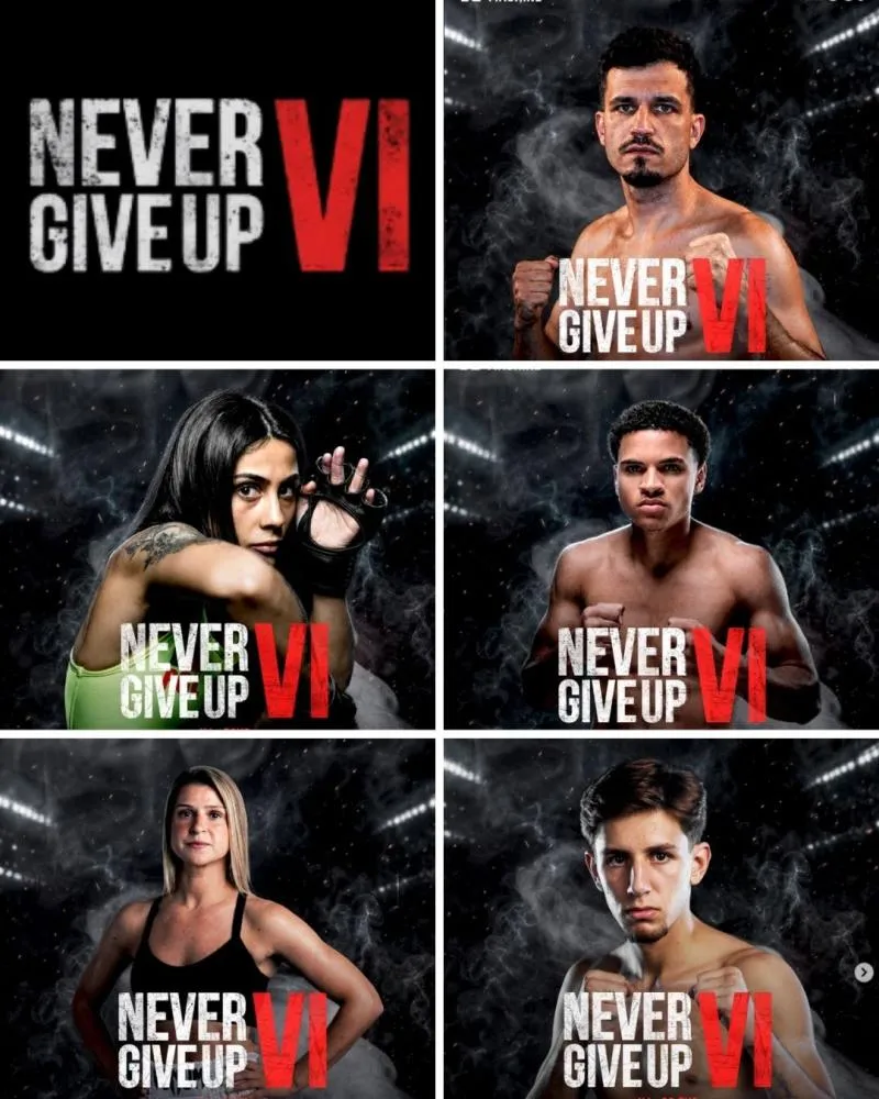 Resultados dos combates do NEVER GIVE UP VI: Rudi Mendes conquista título europeu ISKA