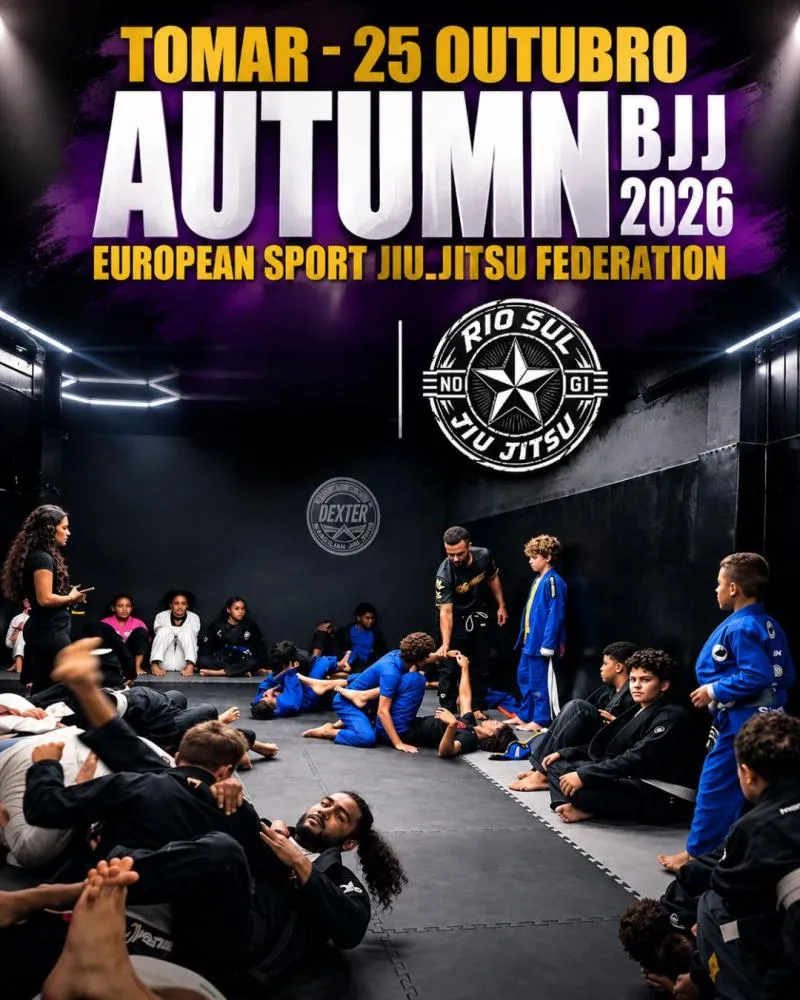 Professor Dexter leva a Rio-Sul Venteira ao Autumn BJJ 2026 com ambição, união e espírito de equipa