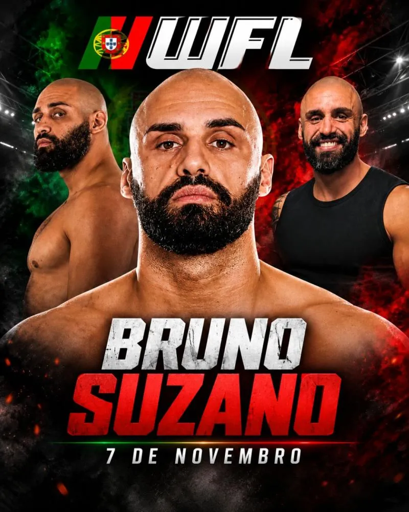 WFL Portugal: Bruno Suzano quer vencer em casa no combate de Kickboxing frente a Semedzidis Giorgos
