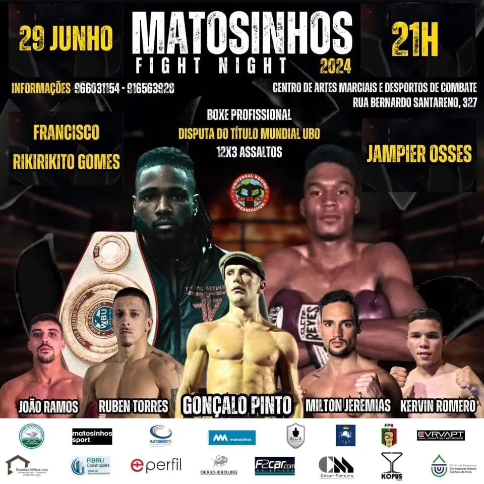 O Melhor do Boxe em Portugal: Matosinhos Fight Night 2024